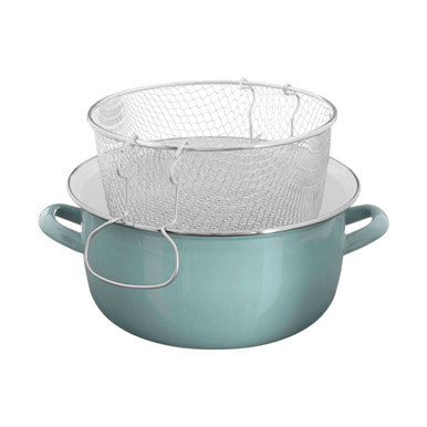 Orsina Telo Green Deep Fryer – Multipurpose Cooker with Glass Lid