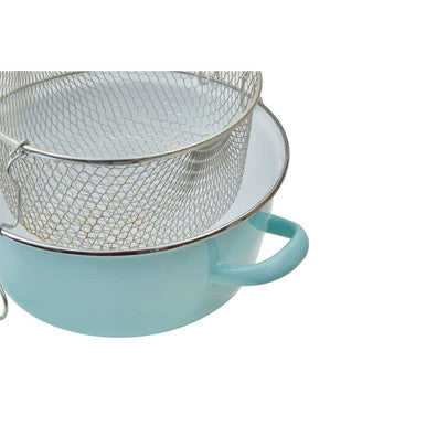 Orsina Telo Green Deep Fryer – Multipurpose Cooker with Glass Lid