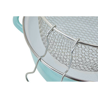 Orsina Telo Green Deep Fryer – Multipurpose Cooker with Glass Lid