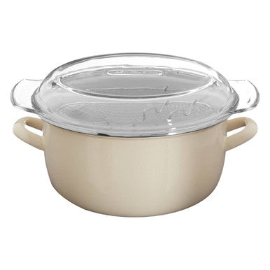 Orsina Telo Deep Fryer – Enamel Steel Cooking Pot with Basket & Lid