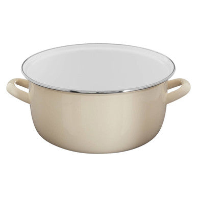 Orsina Telo Deep Fryer – Enamel Steel Cooking Pot with Basket & Lid