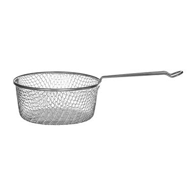 Orsina Telo 18 Fryer Basket with Long Handle | Tin-Plated Steel Wire