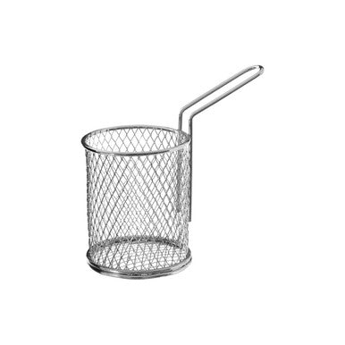 Orsina Round Mini Fryer Basket – Stainless Steel Servingware