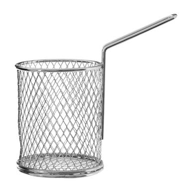 Orsina Round Mini Fryer Basket – Stainless Steel Servingware