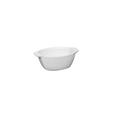 Orsina Ovenlove White Oval Baking Dish – Single-Serve Ceramic Bakeware