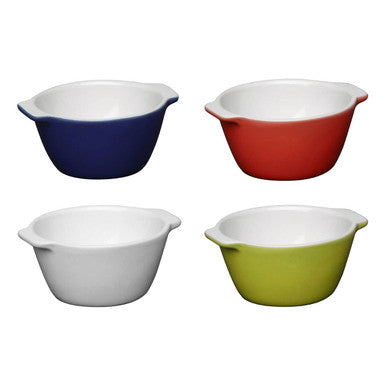 Orsina Ovenlove Mini Round Baking Dish - 160ml Red Ceramic Ramekin