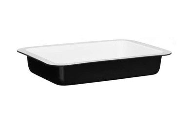 Orsina Ecocook Black Rectangular Roasting Dish | Non-Stick Bakeware