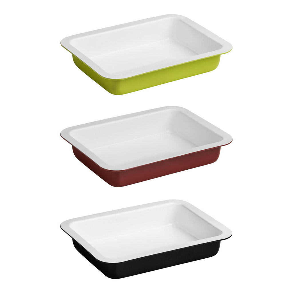 Ecocook Lime Green Non-Stick Ceramic Roasting Dish by Orsina
