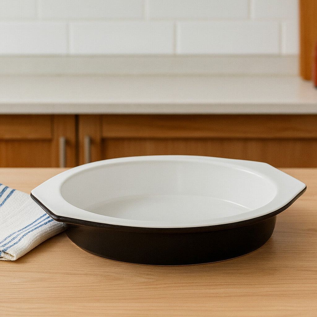 Ecocook 27cm Round Baking Dish | Non-Stick PTFE-Free Cake Pan by Orsina