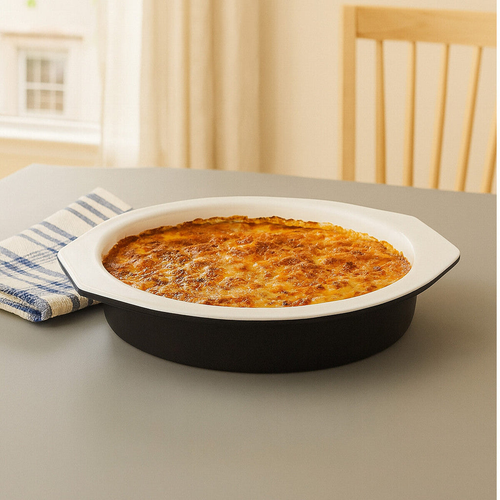 Ecocook 27cm Round Baking Dish | Non-Stick PTFE-Free Cake Pan by Orsina