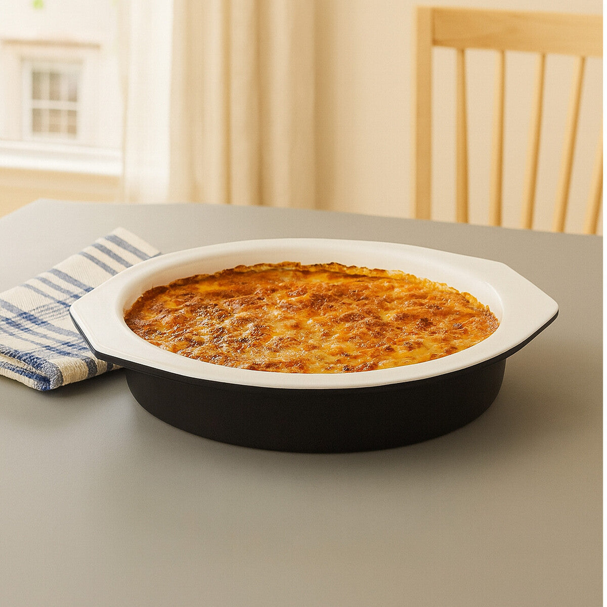 Ecocook 27cm Round Baking Dish | Non-Stick PTFE-Free Cake Pan by Orsina