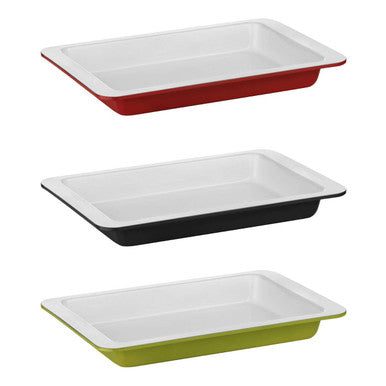 Orsina Ecocook Round Baking Dish – Lime Green Non-Stick Mineral Surface