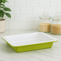 Orsina Ecocook Round Baking Dish – Lime Green Non-Stick Mineral Surface
