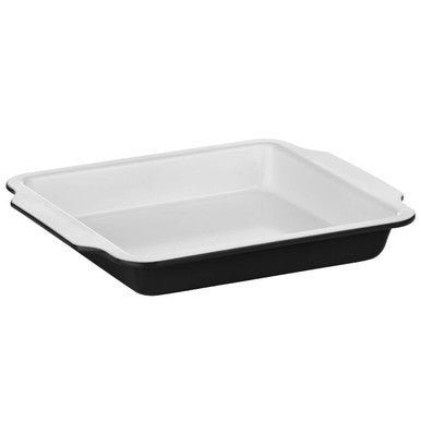 Orsina Ecocook Non-Stick Baking Dish with Handles – Black Roasting Pan