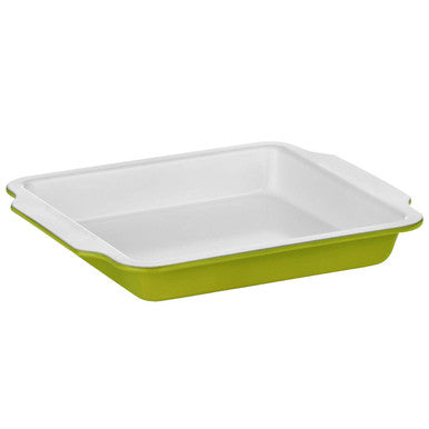 Orsina Ecocook Square Baking Dish – Non-Stick Lime Green Roasting Pan