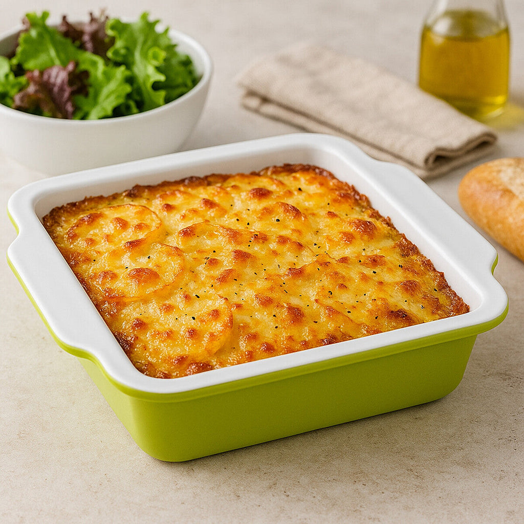Orsina Ecocook Square Baking Dish – Non-Stick Lime Green Roasting Pan