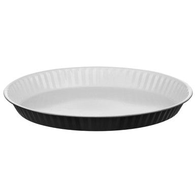 Orsina Ecocook Low Flan Dish – Non-Stick Black Tart Pan, 280°C Heat