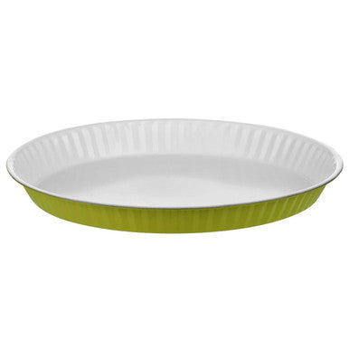 Orsina Ecocook Non-Stick Flan Dish – Lime Green & White Tart Pan