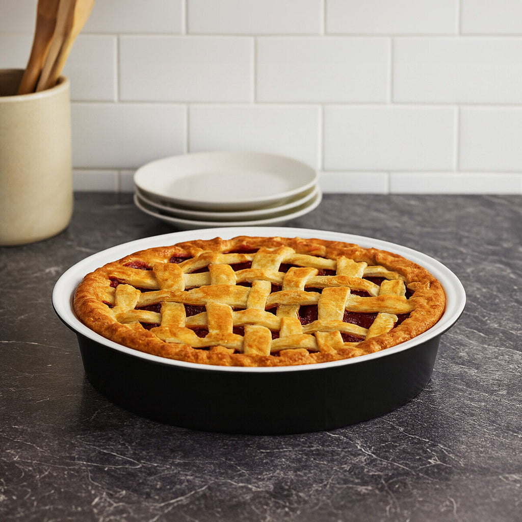 Orsina Ecocook Round Cake Tin – Non-Stick Black Deep Baking Pan
