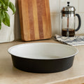 Orsina Ecocook Round Cake Tin – Non-Stick Black Deep Baking Pan