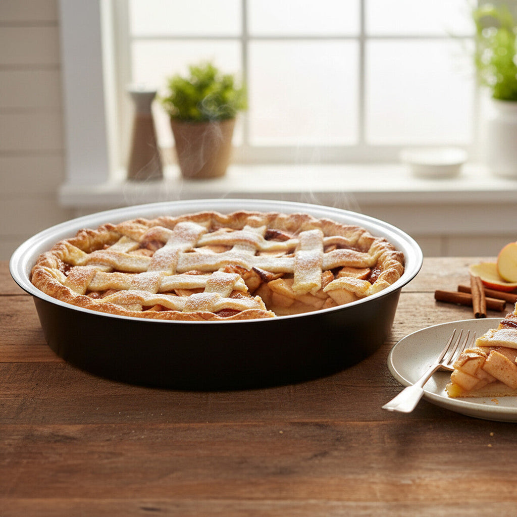 Orsina Ecocook Round Cake Tin – Non-Stick Black Deep Baking Pan