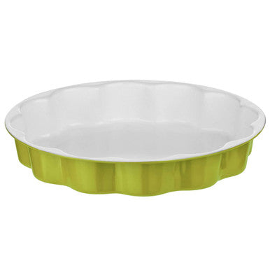 Orsina Ecocook Flan Dish – Non-Stick Lime Green Tart & Quiche Pan