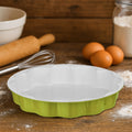 Orsina Ecocook Flan Dish – Non-Stick Lime Green Tart & Quiche Pan