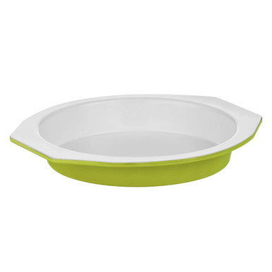 Orsina Ecocook Non-Stick Metal Cake Tin – Lime Green and White