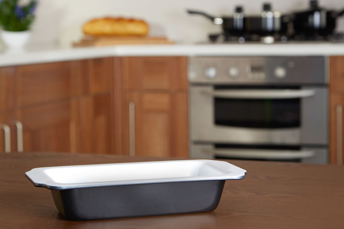 Orsina Ecocook Non-Stick Loaf Tin – Black PTFE-Free Bread Pan