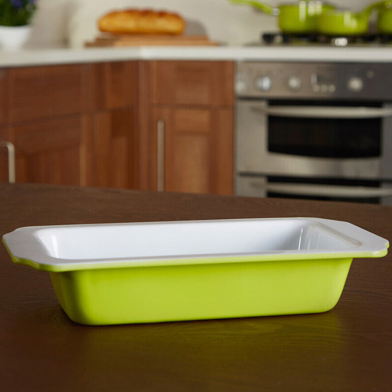 Orsina Ecocook Loaf Tin – Non-Stick Mineral Coating – Lime Green
