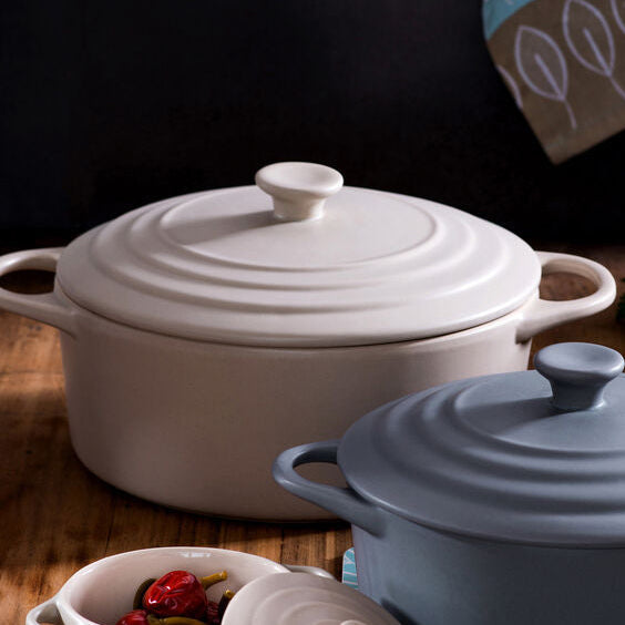 Orsina Mini Casserole Dish | 230ml Non-Stick Stoneware - Grey