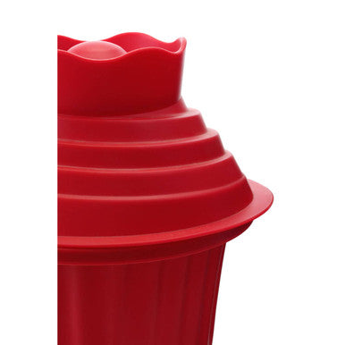 Orsina Hallie Red Giant Cupcake Silicone Mould Set – 3-Piece Bakeware
