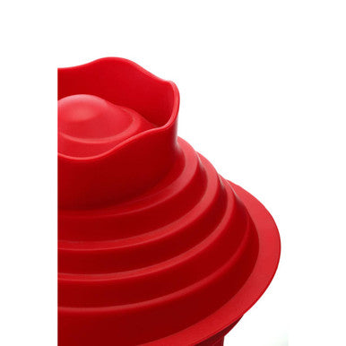 Orsina Hallie Red Giant Cupcake Silicone Mould Set – 3-Piece Bakeware