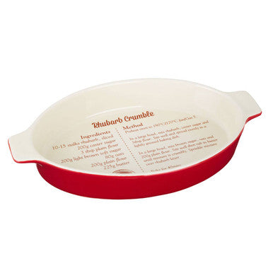 Orsina Red Stoneware Oval Baking Dish – Oven-to-Table Cookware