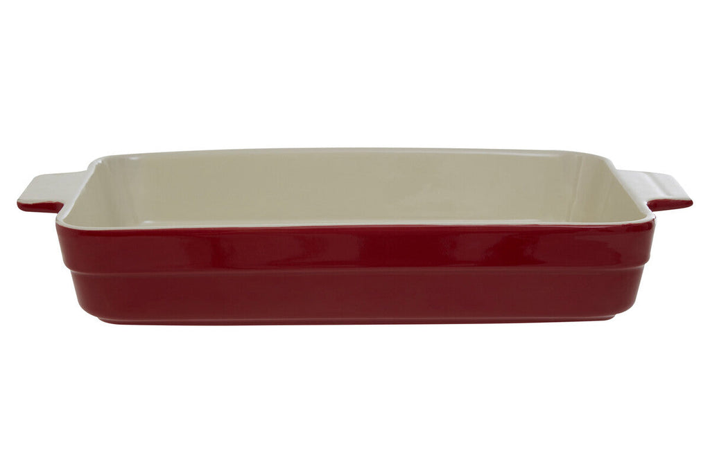 Orsina Red Stoneware Rectangular Baking Dish – 3300ml Casserole