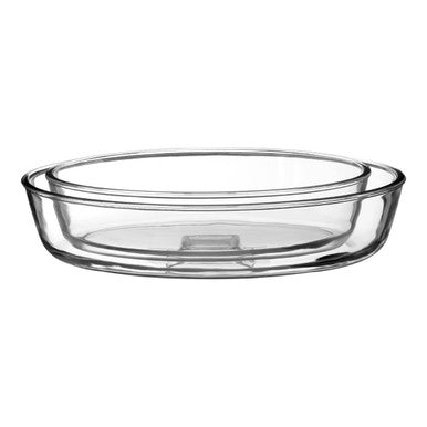 Orsina Freska Oval Glass Oven Dishes – Heat-Resistant Bakeware Set