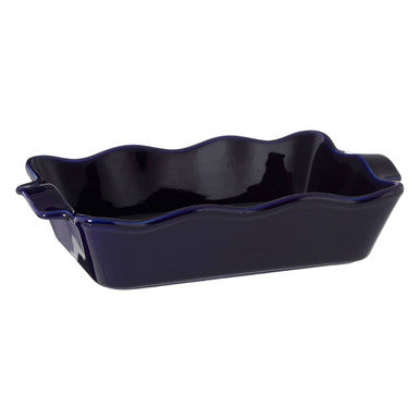 Orsina Modern Retro Small Oven Dish – Blue Ceramic Baking Dish