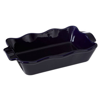Orsina Modern Retro Large Oven Dish – Blue Ceramic Casserole Bakeware