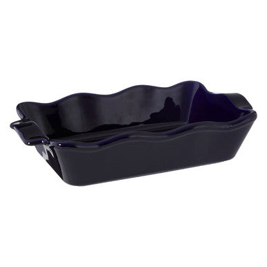 Orsina Modern Retro Large Oven Dish – Blue Ceramic Casserole Bakeware