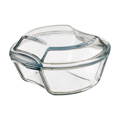 Orsina Small Round Glass Casserole Dish | Individual Oven-to-Table Pan