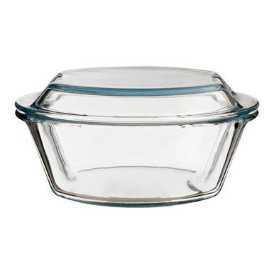 Orsina Large Round Glass Casserole Dish | Oven-to-Table Baking Dish