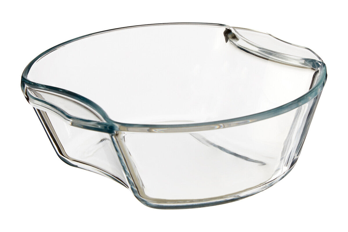 Orsina Clear Glass Casserole Dishes – Set of 3 Oven-to-Table Bakeware