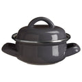 Orsina Porter Grey Enamel Mini Casserole Dish – 10cm Individual Pot