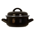 Orsina Porter Black Enamel 12cm Casserole Dish | Individual Cocotte