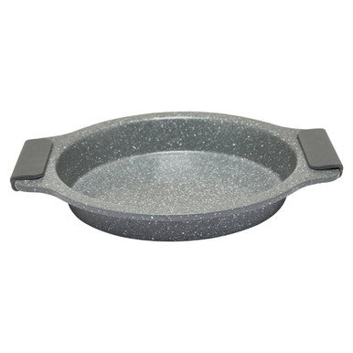 Orsina Small Round Cake Tin – Non-Stick Grey Bakeware with Silicone Grips