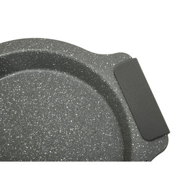 Orsina Small Round Cake Tin – Non-Stick Grey Bakeware with Silicone Grips
