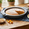 Orsina Small Round Cake Tin – Non-Stick Grey Bakeware with Silicone Grips