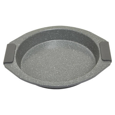 Orsina Large Round Cake Tin – Non-Stick Grey Bakeware with Silicone Handles