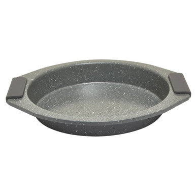 Orsina Large Round Cake Tin – Non-Stick Grey Bakeware with Silicone Handles