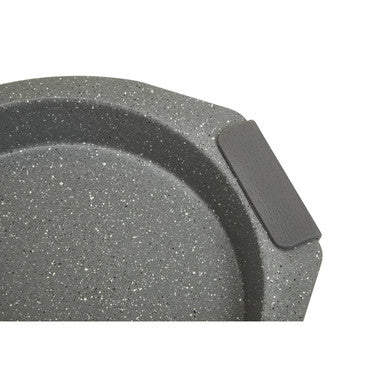 Orsina Large Round Cake Tin – Non-Stick Grey Bakeware with Silicone Handles